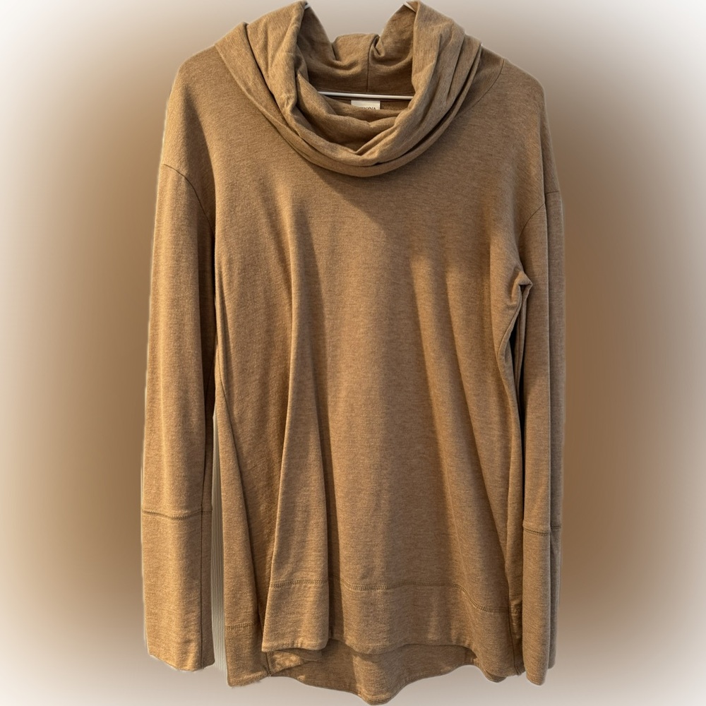 Cowl Neck Shirt Merona Camel M